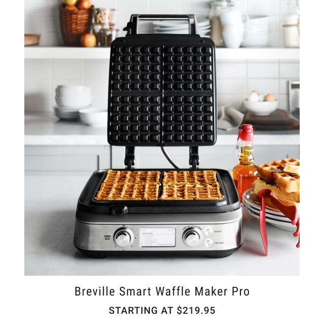 breville smart waffle maker pro - starting at $219.95