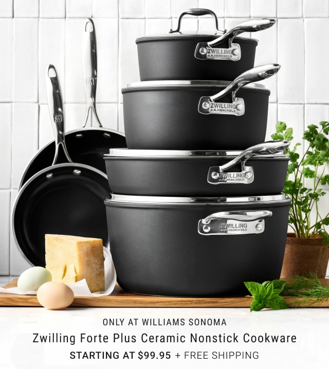 Zwilling Forte Plus Ceramic Nonstick Cookware - Starting at $99.95 + Free Shipping