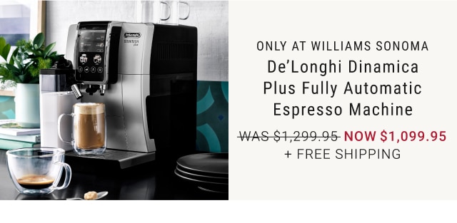 De'Longhi Dinamica Plus Fully Automatic Espresso Machine - Now $1,099.95 + Free Shipping