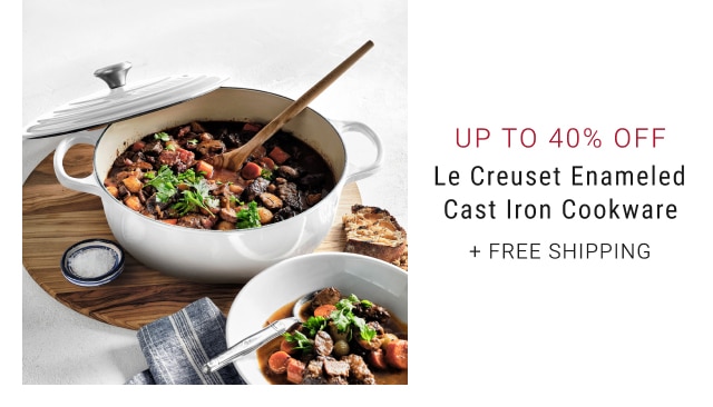 Up to 40% Off Le Creuset Enameled Cast Iron Cookware + Free Shipping