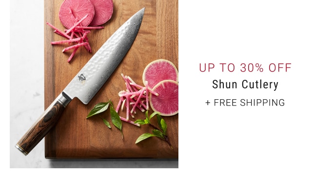 Up to 30% Off Shun Cutlery + Free Shipping