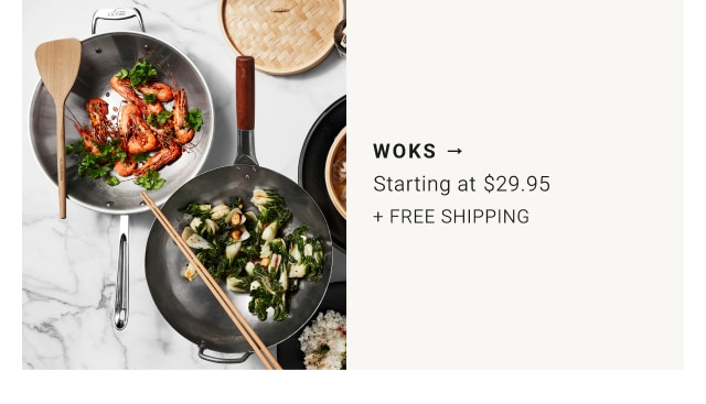 Woks - Starting at $29.95 + Free Shipping