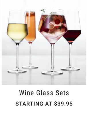 Wine Glass Sets - Starting at $39.95