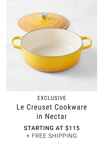 Le Creuset Cookware in Nectar - Starting at $115 + Free Shipping