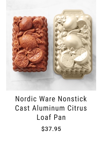 Nordic Ware Nonstick Cast Aluminum Citrus Loaf Pan - $37.95