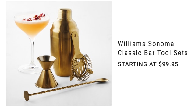 Williams Sonoma Classic Bar Tool Sets Starting at $99.95