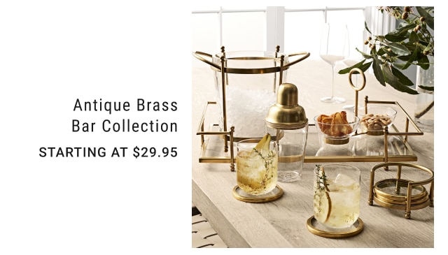 Antique Brass Bar Collection Starting at $29.95