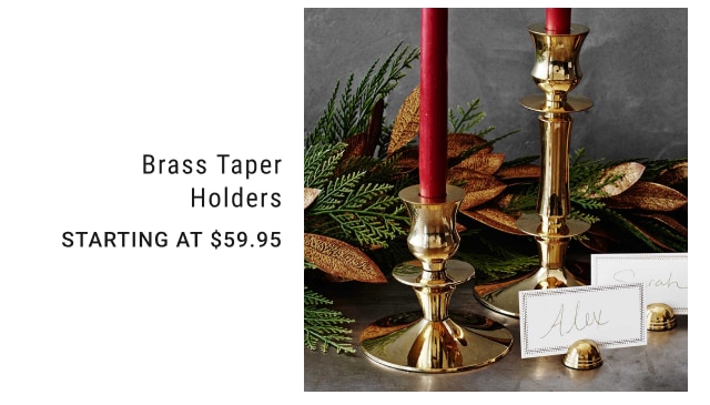 Brass Taper Holders Starting at $59.95