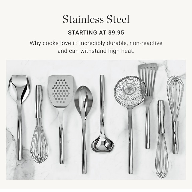 Stainless-Steel Starting at $9.95