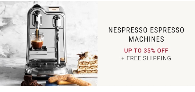 Nespresso Espresso Machines UP TO 35% OFF + FREE SHIPPING