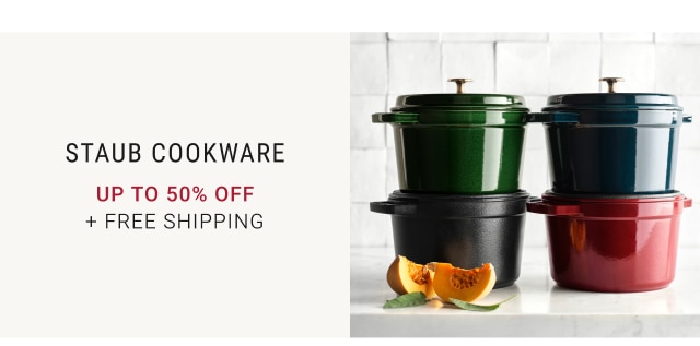 Staub Cookware Up to 50% Off + FREE SHIPPING