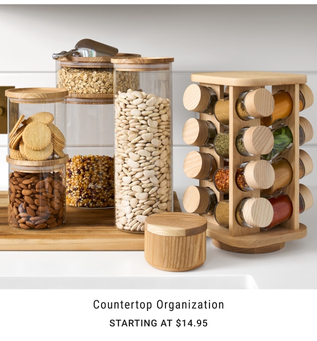 Countertop Organization Starting at $14.95