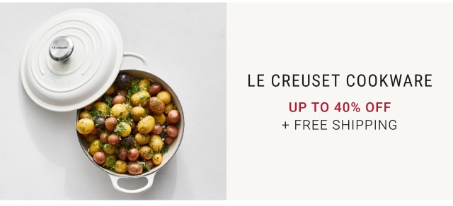 Le Creuset Cookware Up to 40% Off + FREE SHIPPING