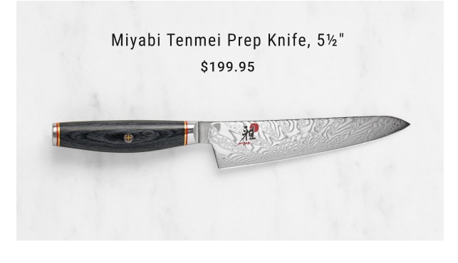 Miyabi Tenmei Prep Knife, 5½" - $199.95