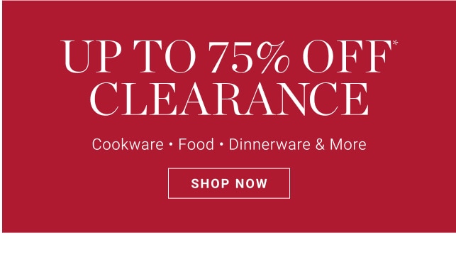 up to 75% off clearance - SHOP NOW