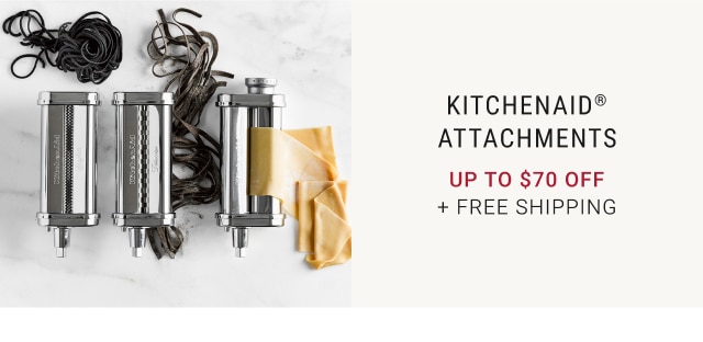 KitchenAid® Attachments - Up to $70 Off + Free Shipping