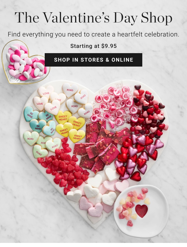 The Valentine’s Day Shop - shop in stores & online