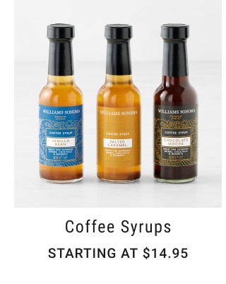 Coffee Syrups - Starting at $14.95