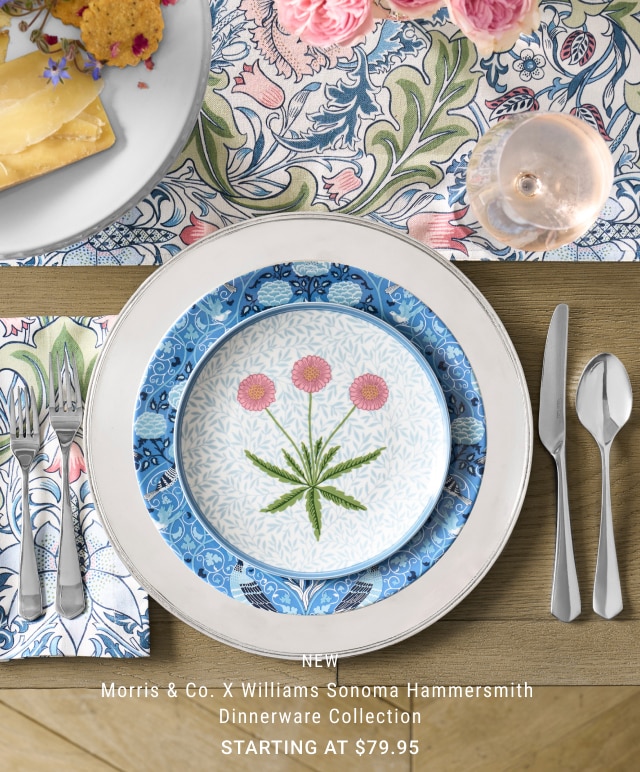 Morris & Co. x Williams Sonoma Hammersmith Dinnerware Collection - Starting at $79.95