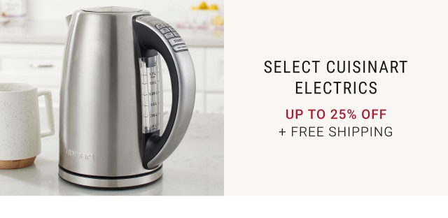 Select Cuisinart Electrics - Up to 25% Off + Free Shipping