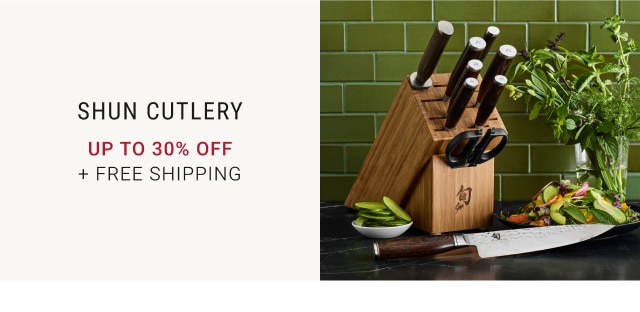 Shun Cutlery - Up to 30% off + Free Shipping