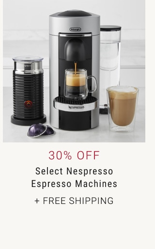 30% Off Select Nespresso Espresso Machines + Free Shipping