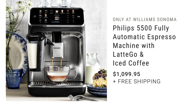 Philips 5500 Fully Automatic Espresso Machine with LatteGo & Iced Coffee - $1,099.95 + Free Shipping