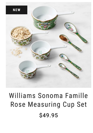 Williams Sonoma Famille Rose Measuring Cup Set $49.95