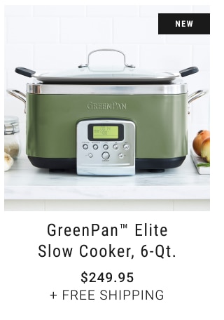 GreenPan™ Elite Slow Cooker, 6-Qt. $249.95 + Free Shipping