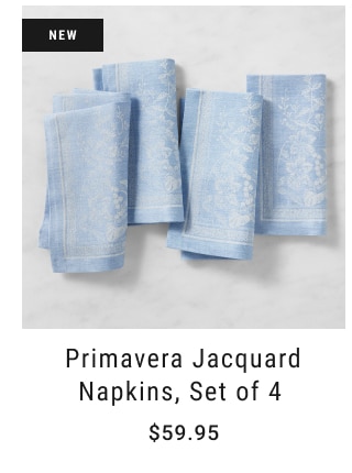 Primavera Jacquard Napkins, Set of 4 $59.95