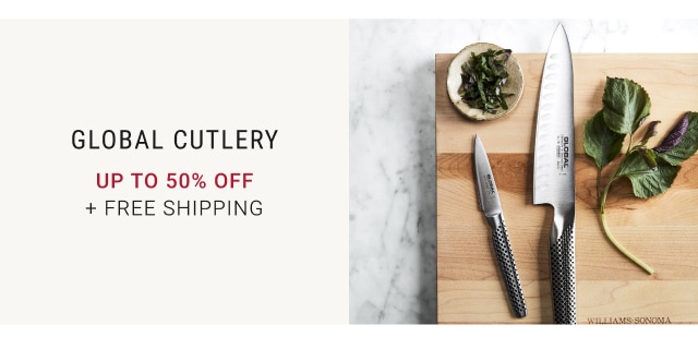 Global Cutlery Up to 50% off + FREE SHIPPING