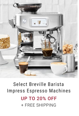 Select Breville Barista Impress Espresso Machines - Up to 20% Off + Free Shipping