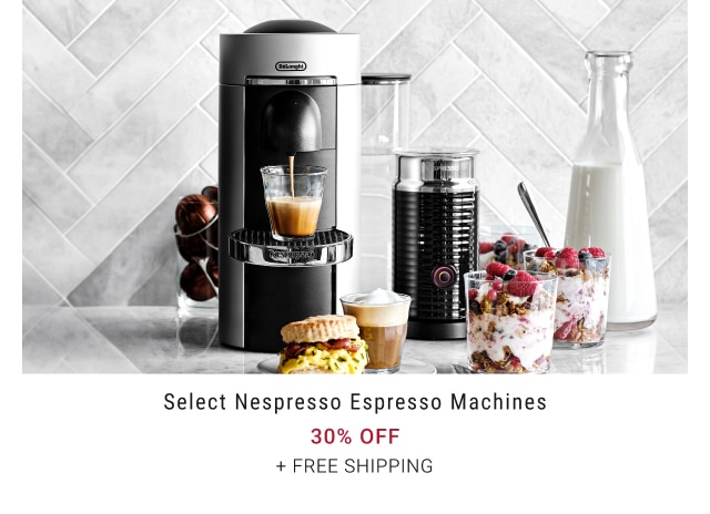 Select Nespresso Espresso Machines - 30% Off + Free Shipping