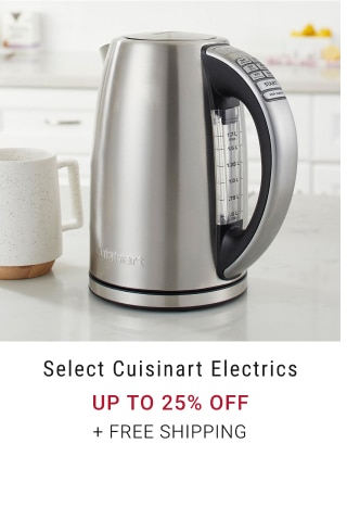 Select Cuisinart Electrics - Up to 25% Off + Free Shipping