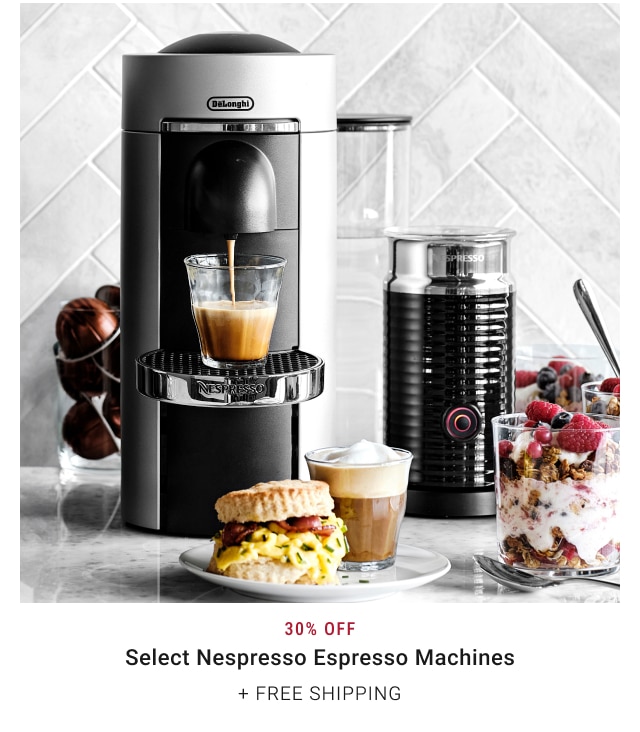 30% Off Select Nespresso Espresso Machines + FREE SHIPPING