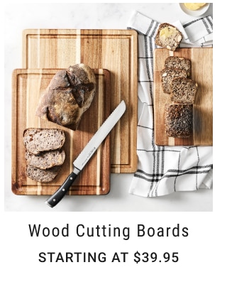 Wood Cutting Boards Starting at $39.95