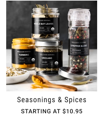 Seasonings & Spices Starting at $10.95