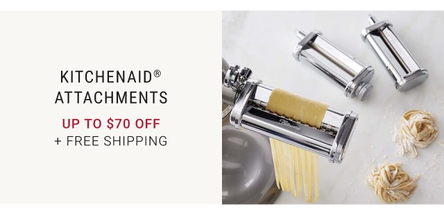 KitchenAid® Attachments Up to $70 off + FREE SHIPPING