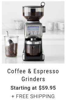 Coffee & Espresso Grinders Starting at $59.95 + free shipping