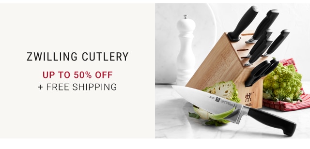 ZWILLING CUTLERY Up to 50% Off + FREE SHIPPING