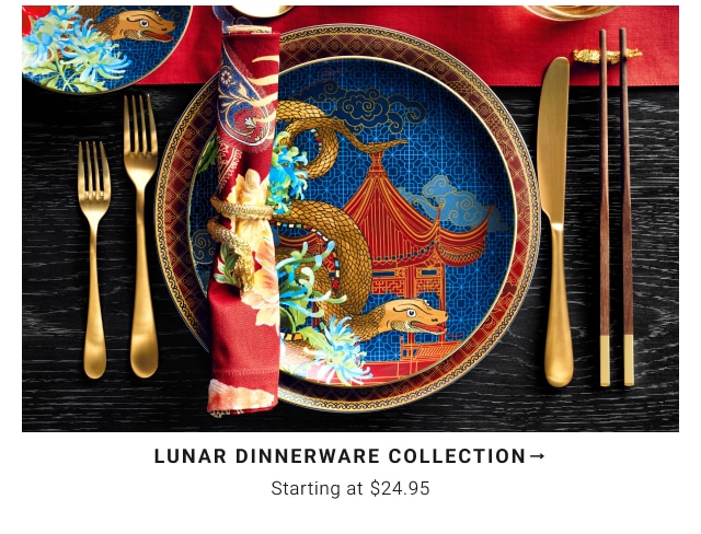 lunar dinnerware collection Starting at $24.95