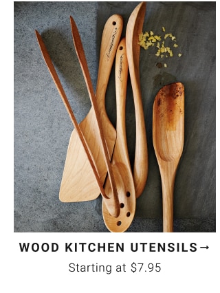 Wood Kitchen Utensils Starting at $7.95