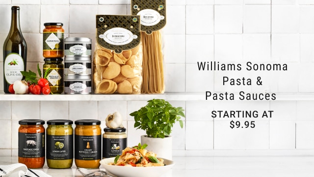 Williams Sonoma Pasta & Pasta Sauces - Starting at $9.95