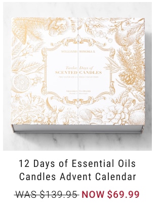 12 Days of Essential Oils Candles Advent Calendar NOW $69.99