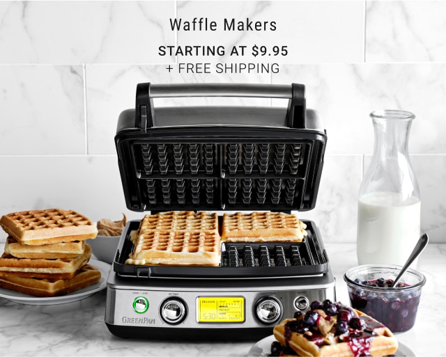 Waffle Makers - Starting at $9.95 + Free Shipping