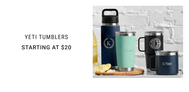 YETI Tumblers - Starting at $20