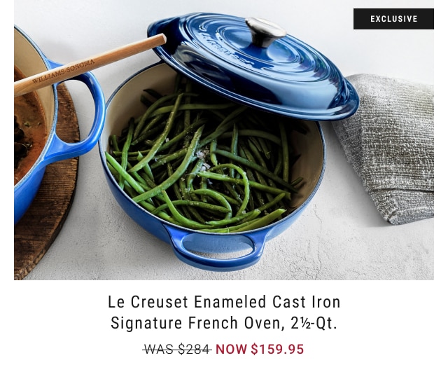 Le Creuset Enameled Cast Iron Signature French Oven, 2 1/2-Qt. - Now $159.95