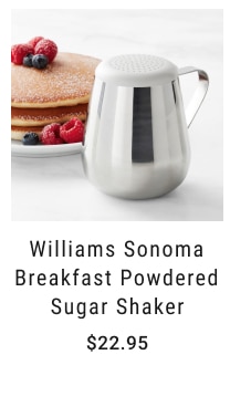 Williams Sonoma Breakfast Powdered Sugar Shaker $22.95