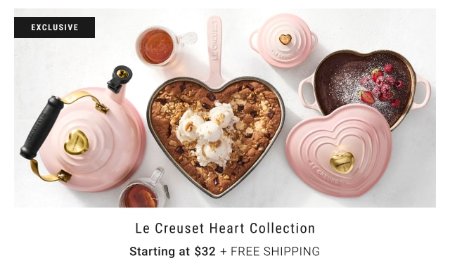 Le Creuset Heart Collection Starting at $32 + FREE SHIPPING