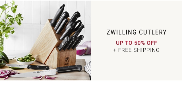 Zwilling Cutlery Up to 50% off + FREE SHIPPING